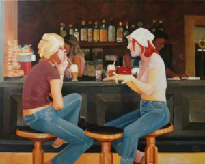 Voir le détail de cette oeuvre: jeunes filles au bar